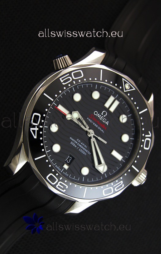 IMG_9081 Omega Seamaster 300M Co-Axial Master Chronometer BLACK 1:1 Mirror Replica 7