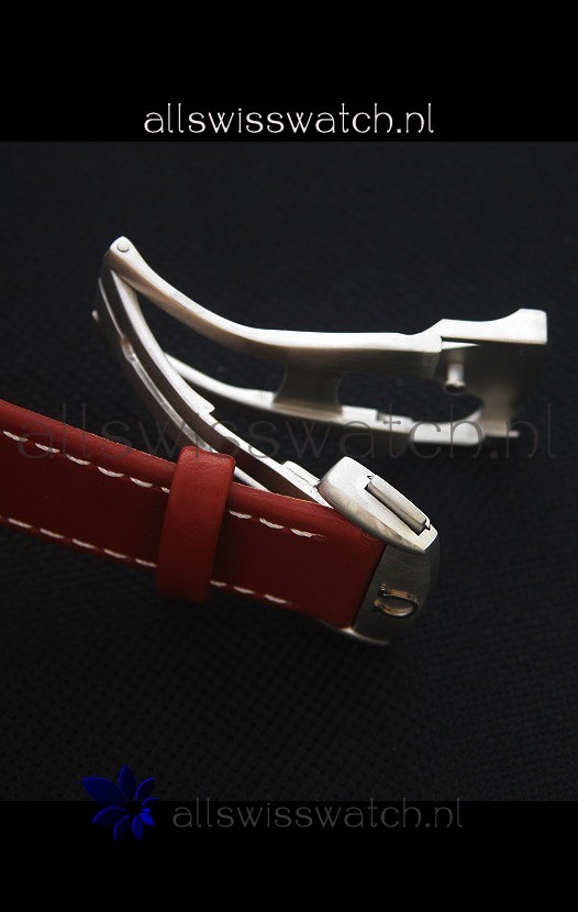 IMG_9081 Omega Speedmaster 57 Co-Axial Chronograph in Leather Strap Replica 7