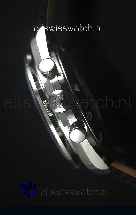 IMG_9081 Omega Speedmaster Tintin Moonwith Leather Strap Replica 7