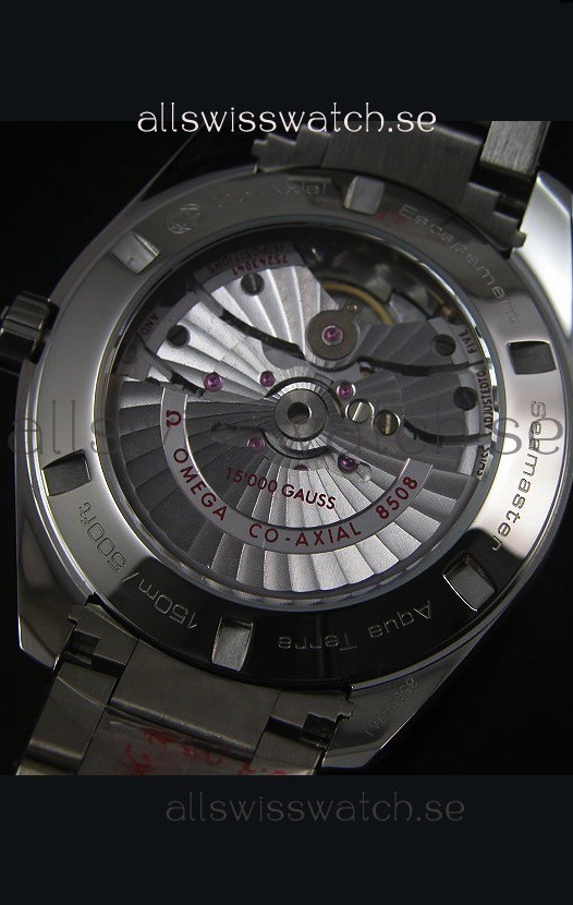 IMG_9081 Omega Seamaster COAX GMT Stainless Steel in White Dial Replica 7