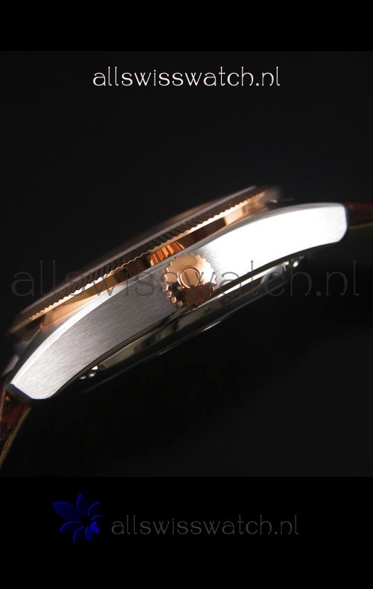 IMG_9081 Omega Globemaster Co-Axial Two Tone Case - 1:1 Mirror Replica 7