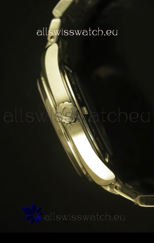 IMG_9081 Omega Seamaster Aqua Terra Co-Axial Brown Dial - 1:1 Ultimate Mirror Edition Replica 7