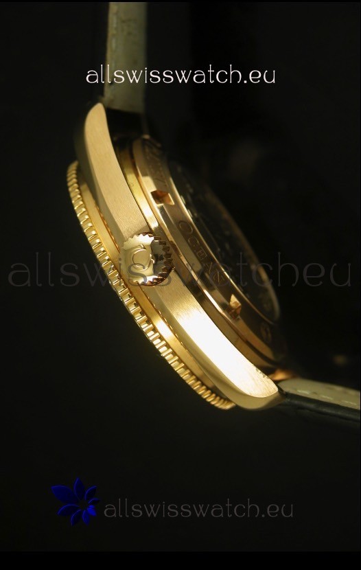 IMG_9081 Omega Planet Ocean Rose Gold Plated with Diamonds Replica 7