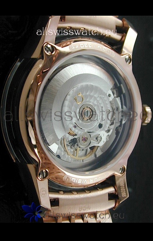 IMG_9081 Omega De Ville Hour Vision in Black Dial Replica 7