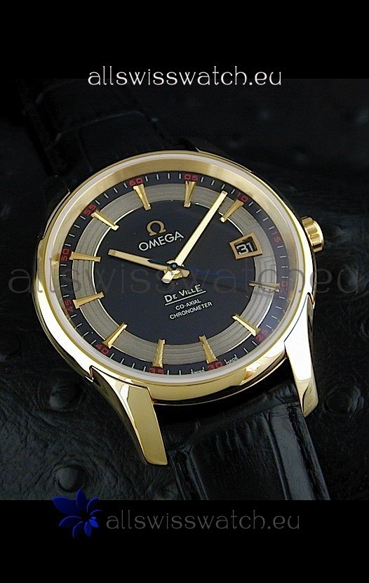 IMG_9081 Omega De Ville Hour Vision in Yellow Gold Replica 7