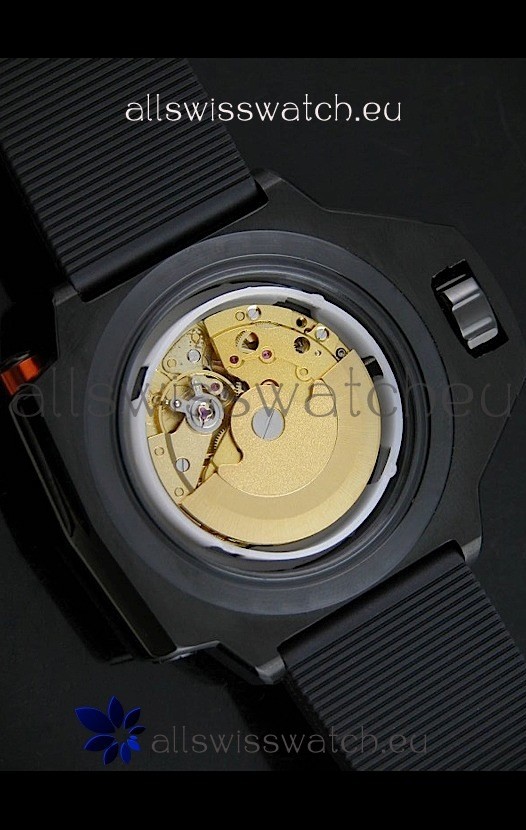 IMG_9081 Omega Seamaster Ploprof in Black Strap Replica 7