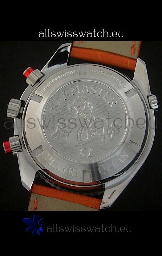 Omega Seamaster CO AXIAL Chronometer in Orange Replica 7