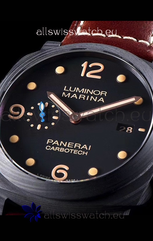 IMG_9081 Panerai Luminor Marina PAM661 Carbotech 1:1 Mirror 2020 Improved Version Replica 7