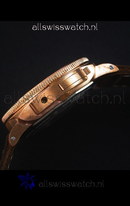 IMG_9081 Panerai PAM617T Bronzo - Updated Ultimate Edition Version - Blue Dial Replica 7
