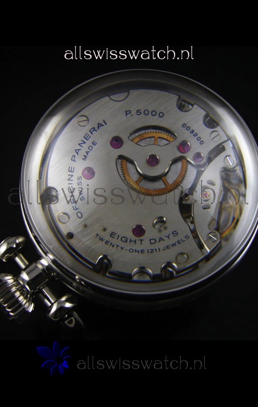 IMG_9081 Panerai Radiomir 8 Days PAM581 Table Clock with Box and Stand Replica 7