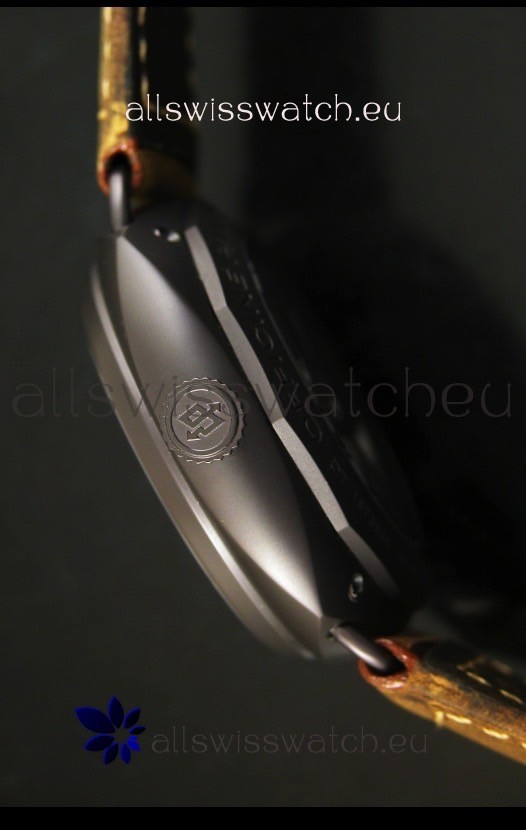 IMG_9081 Panerai Radiomir PAM505 Black Seal 3 Days Edition with DLC Coated Case Replica 7