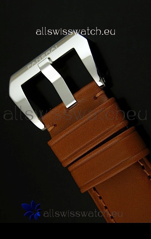 IMG_9081 Panerai Luminor PAM111- SuperLume Hour Sandwich Dial Markers Replica 7