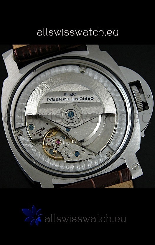 IMG_9081 Panerai Luminor Marina PAM164 Automatic in Brown Strap - 1:1 Mirror Replica 7