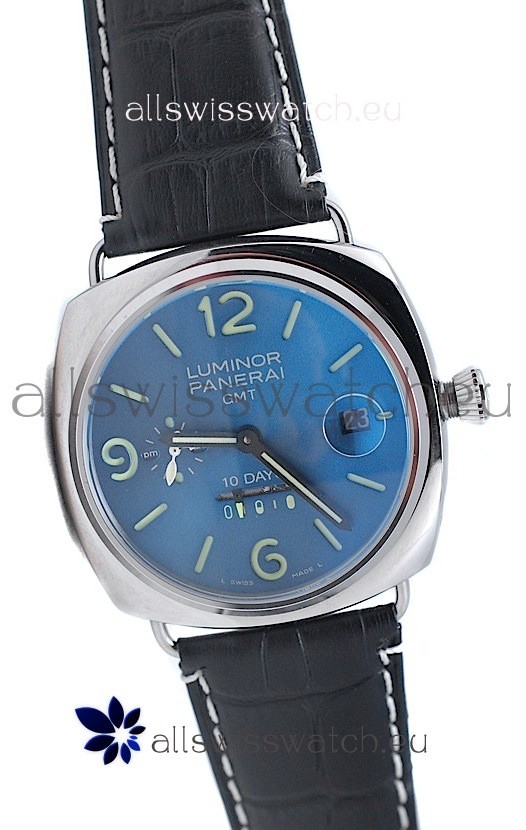 IMG_9081 Panerai Luminor GMT 10 Daysin Blue Dial Replica 7