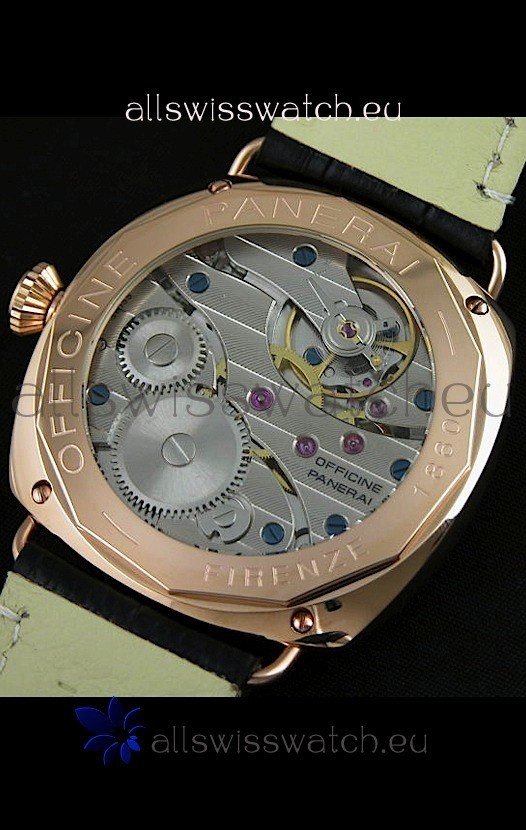 IMG_9081 Panerai Radiomir Special Ed - Pink Gold Case - 1:1 Mirror Replica 7