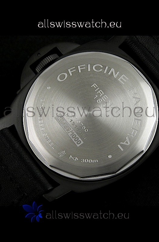 IMG_9081 Panerai Luminor Marina Left Hand Wind PVD - Leather Strap Replica 7