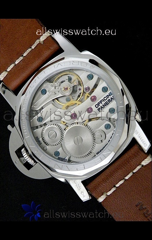 IMG_9081 Panerai Luminor Marina - 47MM in Brown Strap Replica 7