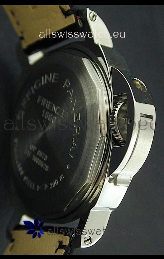 IMG_9081 Panerai Luminor GMT 8 Days Watch in Black Dial Replica 7