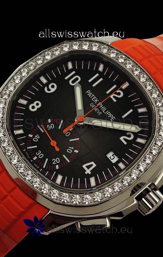 IMG_9081 Patek Philippe Aquanaut 5968A Chronograph 1:1 Mirror Replica 7