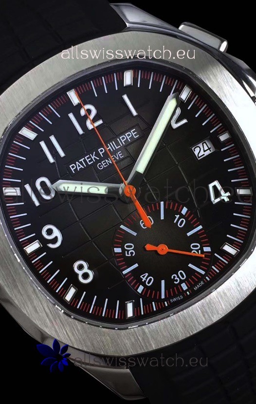 IMG_9081 Patek Philippe Aquanaut 5968A Chronograph 1:1 Mirror Replica 7