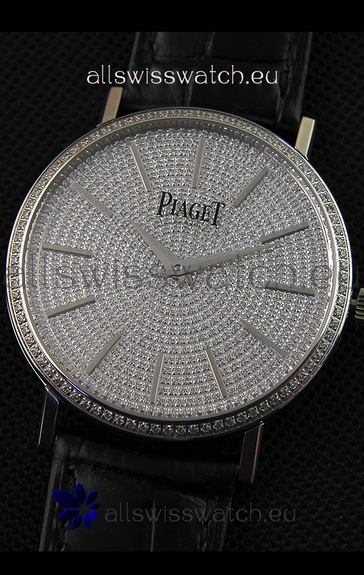 IMG_9081 Piaget Altiplano G0A36128 Paved Diam Dial Quartz in Steel Case Replica 7