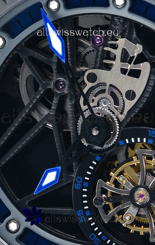 Roger Dubuis Excalibur Spider Flying Tourbillon Skeleton Titanium Casing 1:1 Mirror Replica 7