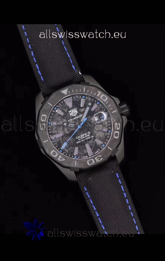 IMG_9081 Tag Heuer Aquaracer Calibre 5 Titanium Carbon 41MM 1:1 Mirror Replica 7