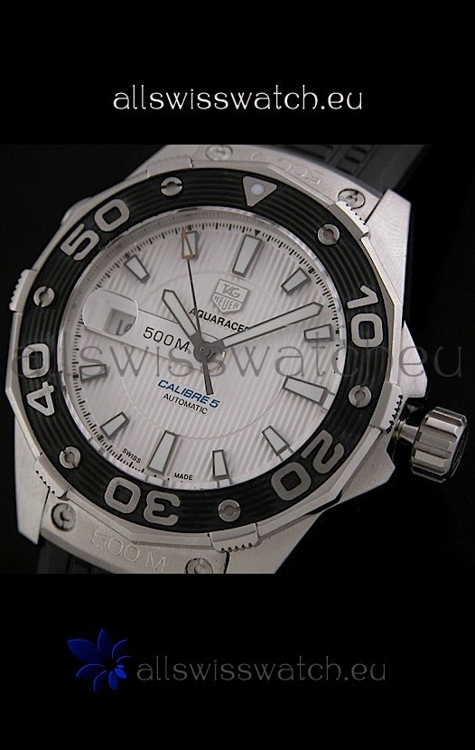 IMG_9081 Tag Heuer Grand Carrera Caliber 5 in White Dial Replica 7