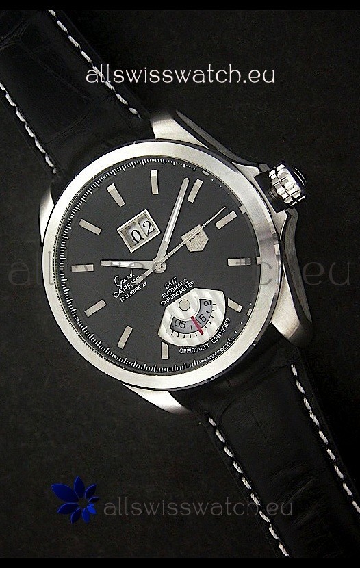 IMG_9081 Tag Heuer Grand Carrera Calibre 8 Automatic in Black Replica 7