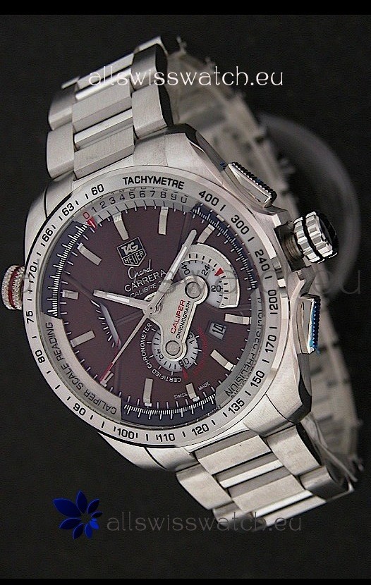 IMG_9081 Tag Heuer Grand Carrera Calibre 36 Chronograph in Brown Dial Replica 7
