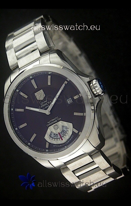 IMG_9081 Tag Heuer Grand Carrera Calibre Automatic in Black Dial Replica 7