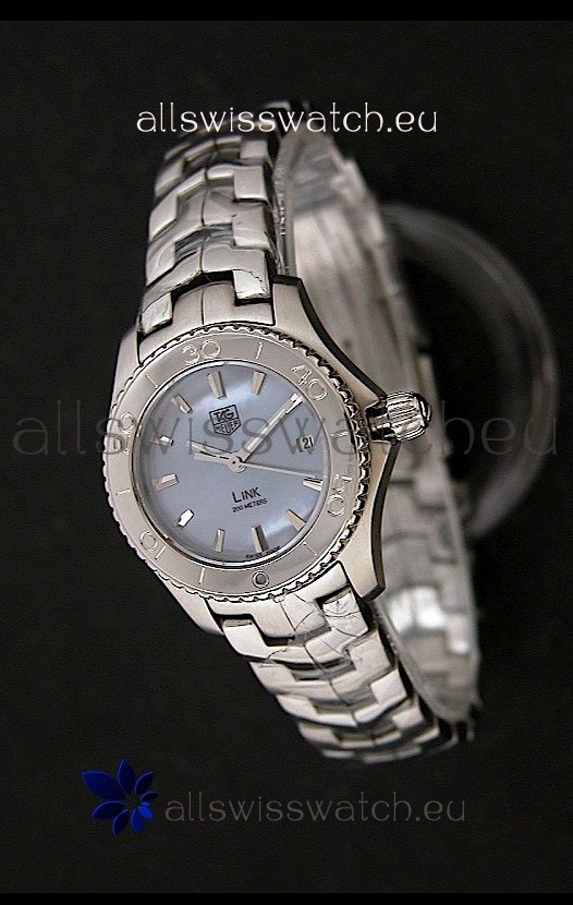 IMG_9081 Tag Heuer Link Ladies in Mother of Pearl Blue Dial Replica 7