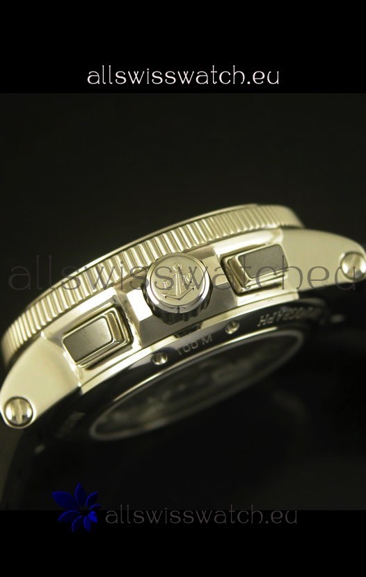IMG_9081 Ulysse Nardin Marine Chronograph Stainless Steel Black Arabic Dial - 1:1 Mirror Replica 7