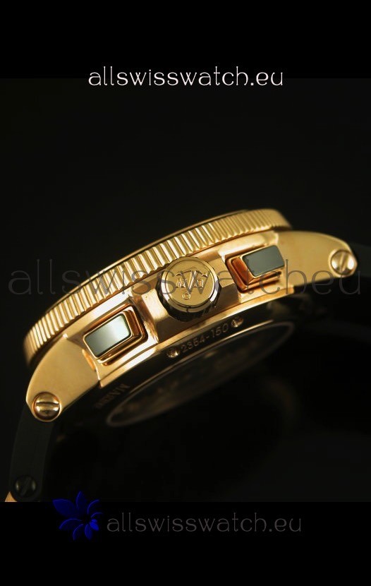 IMG_9081 Ulysse Nardin Marine Chronograph Rose Gold Black Roman Black Dial - 1:1 Mirror Replica 7