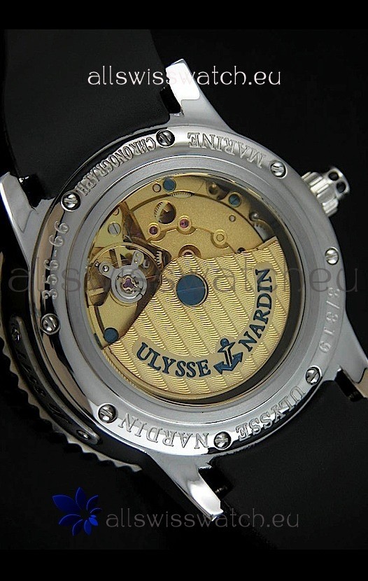 IMG_9081 Ulysse Nardin Lady Diver Automatic in Black Dial Replica 7