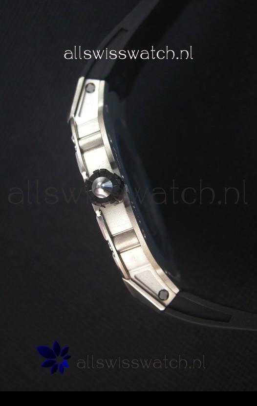 IMG_9081 Richard Mille RM033 Extra Flat Edition TitaniumRoman Numerals Replica 7