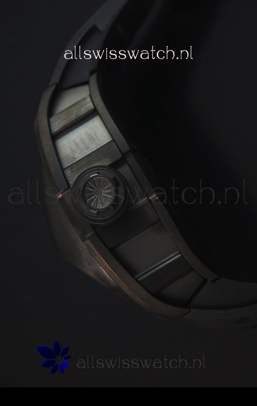 IMG_9081 Richard Mille RM053 Tourbillon Pablo Mac Donoughin PVD Case Black Strap Replica 7
