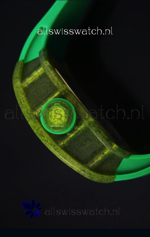 IMG_9081 Richard Mille RM059 Yohan Blake Editionin Green Bezel Replica 7