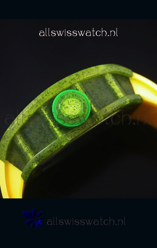 IMG_9081 Richard Mille RM059 Yohan Blake Editionin Green Bezel Replica 7