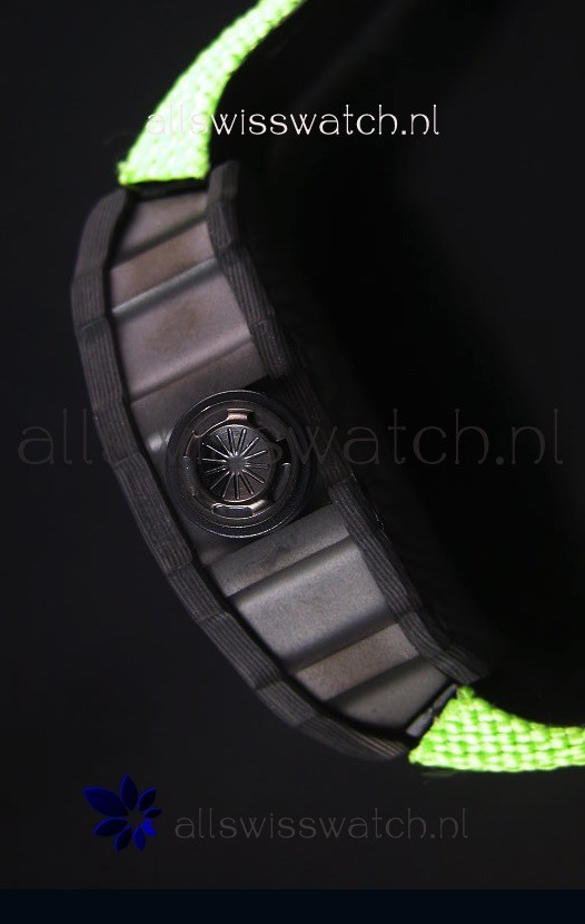 IMG_9081 Richard Mille RM35-01 Rafael Nadal EditionGreen Nylon Strap Replica 7