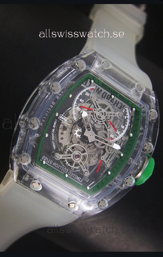 IMG_9081 Richard Mille RM56-01 AN Saphir Green Edition Replica 7