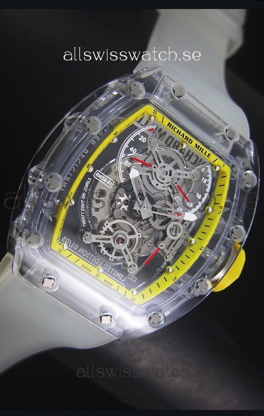 IMG_9081 Richard Mille RM56-01 AN Saphir Yellow Edition Replica 7