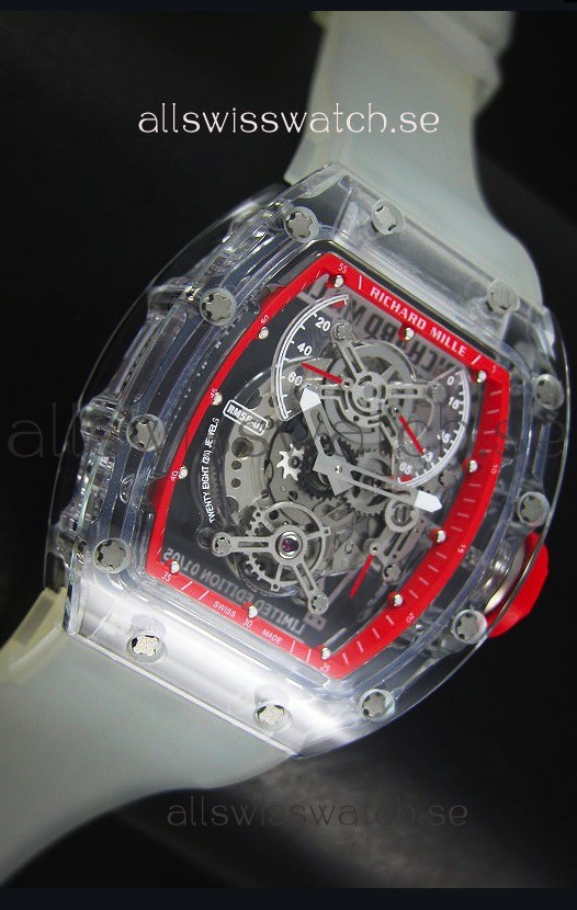 IMG_9081 Richard Mille RM56-01 AN Saphir Red Edition Replica 7