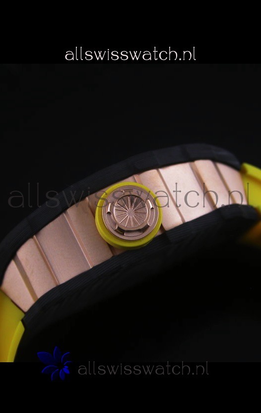 IMG_9081 Richard Mille RM35-01 Rafael Nadal Editionin Yellow Indexes Replica 7
