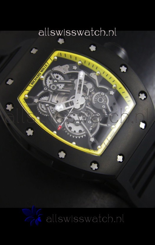 IMG_9081 Richard Mille RM055 Bubba Watsonin Yellow Indexes Replica 7