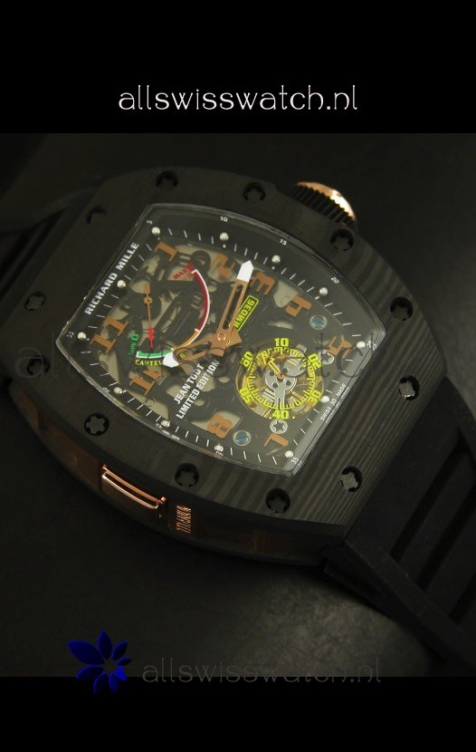 IMG_9081 Richard Mille RM036 Jean Todt Forged Carbon Bezel Titanium Replica 7