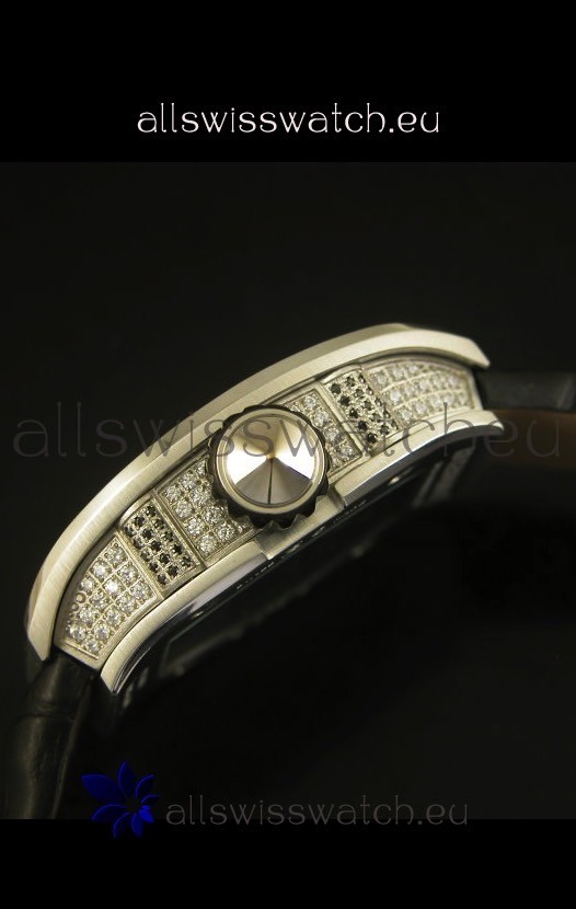 IMG_9081 Richard Mille RM051 Tourbillon in Leather Strap Replica 7