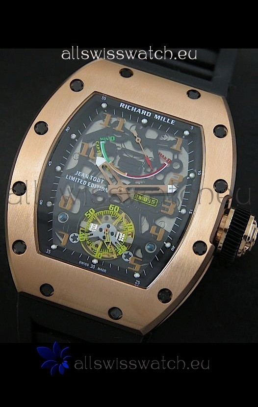IMG_9081 Richard Mille RM002 Power Reserve Tourbillonin Pink Gold Case Replica 7