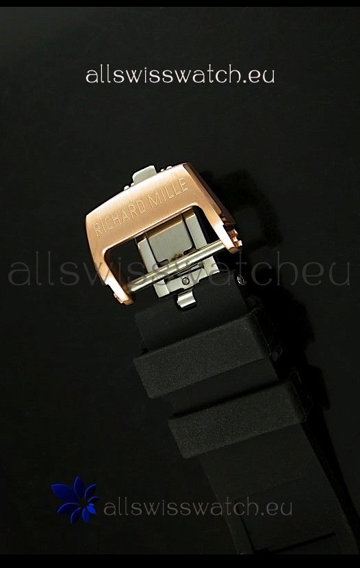 IMG_9081 Richard Mille Filippe Massa Edition Titaniumin Pink Gold Case Replica 7