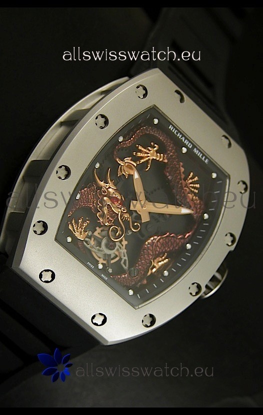 Richard Mille RM057 Tourbillon Jackie Chanin Titanium Case Replica 7